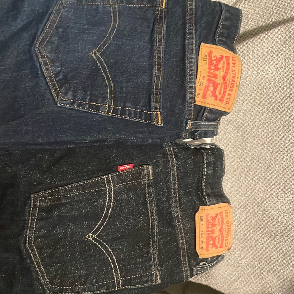 Men’s/boys Levi jeans 2pair buy